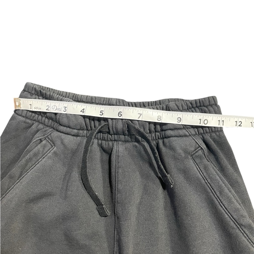 Nike Black Fleece Big Kids’ Joggers Green Logo Size Medium GUC - Picture 10 of 12